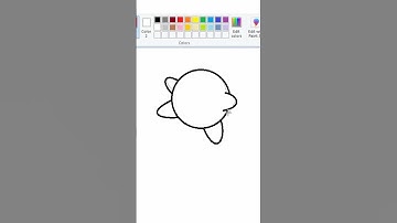 Ditto As Kirby - MS Paint Pokémon