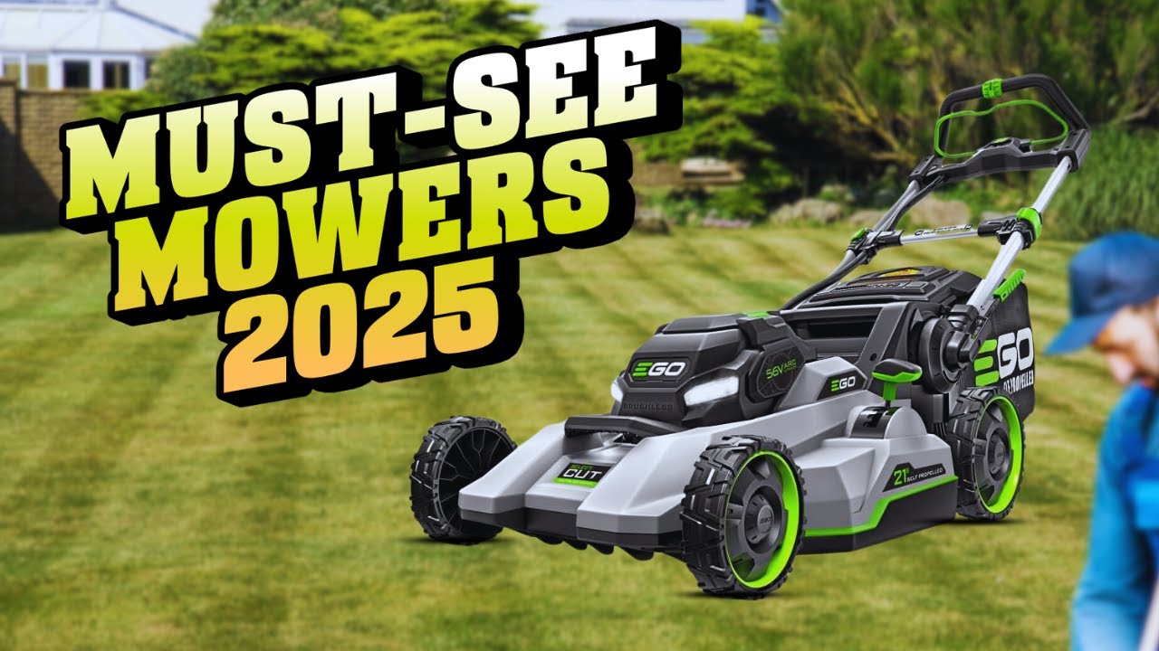 Top 5 Best Lawn Mowers For Large Backyard 2025 - Buyer's Guide! - YouTube