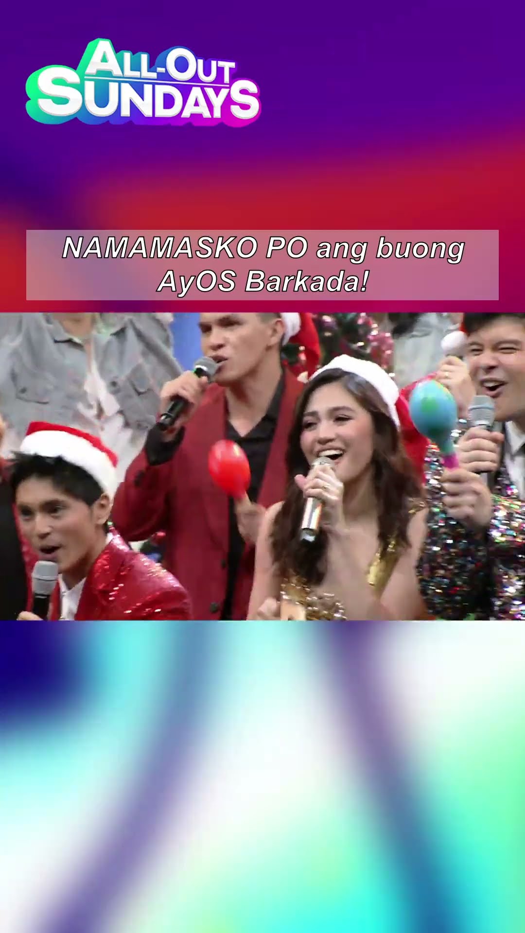 NAMAMASKO PO ang buong AyOS Barkada! #shorts | All-Out Sundays