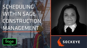 Scheduling Within Sage Construction Management