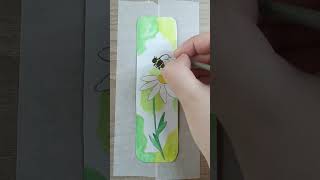 Рисунок гуашью / Ромашка и пчелка