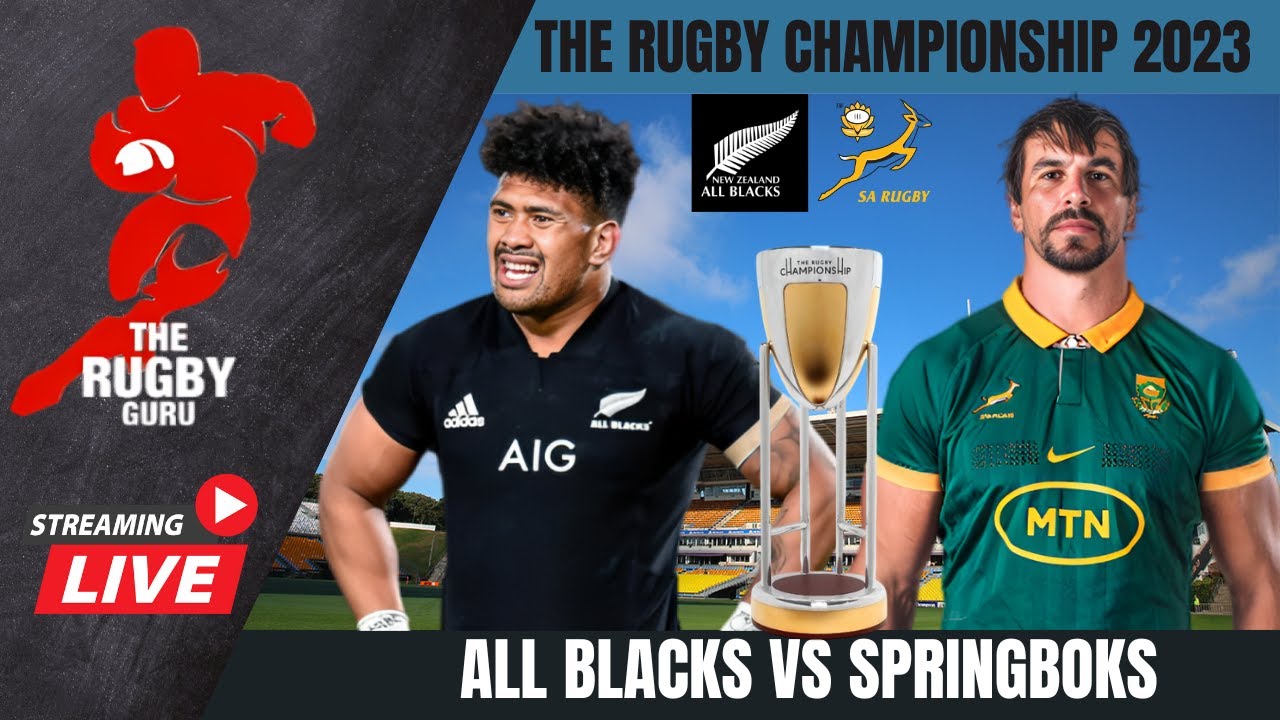 ALL BLACKS VS SPRINGBOKS LIVE RUGBY CHAMPIONSHIP 2023 COMMENTARY