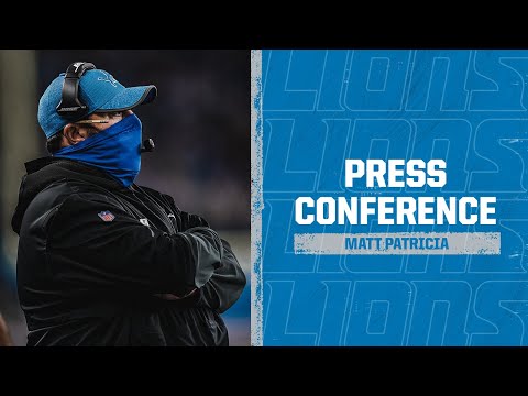 Detroit Lions vs. New Orleans Saints | 2020 Week 4 Matt Patricia postgame press conference