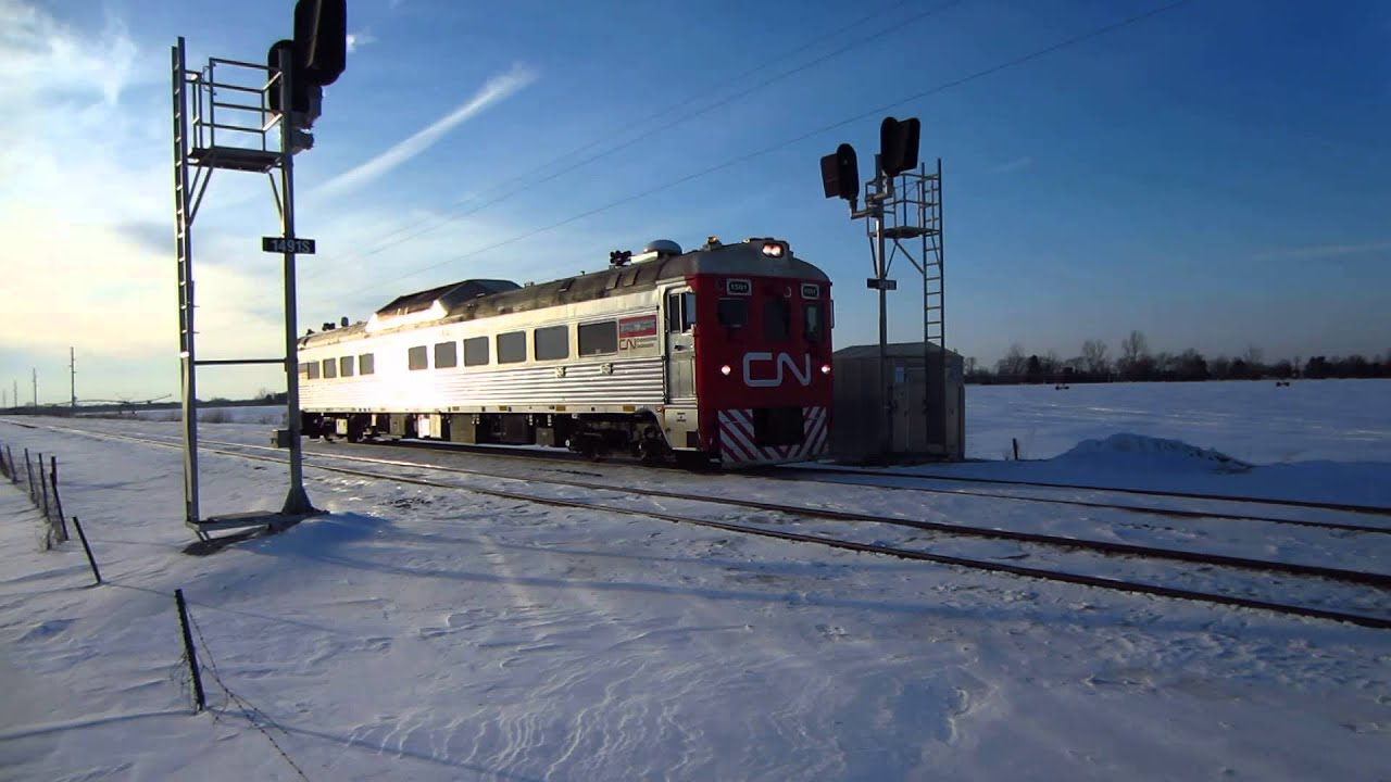 Canadian National Track Evaluation Systems BUDD diesel rail car