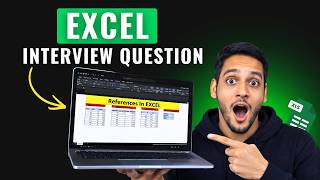 Excel Interview Questions For Data Analyst | References In Excel In Detail | Excel Tutorial