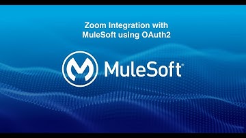 Zoom Integration with MuleSoft | Mule 4.4 | Anypoint Studio 7.11.1