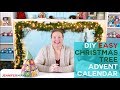 DIY Christmas Tree Advent Calendar