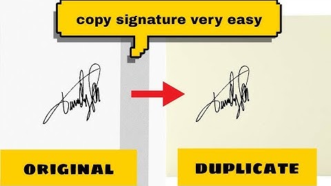 How to Copy every person signature at home | how to copy someone signature from any documents