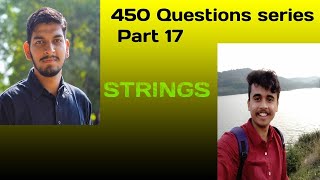 LOVE BABBAR 450 QUESTIONS SERIES | PART 17(STRINGS) | DSA