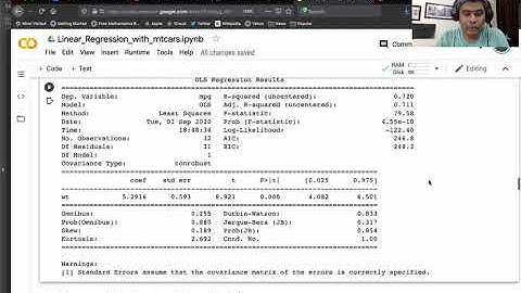Regression and Classification 13: Regression Analysis with Python