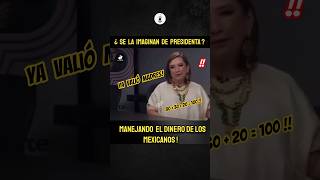Jaja un clásico! 😆 Xochitl Gálvez no sabe sumar!!