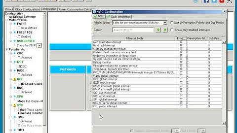 STM32CubeMX  pin interrupt  NVIC enable