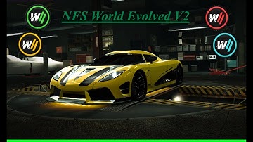 NFS World Evolved V2 daily challenge series (S class, average speed, Agera) Whacked