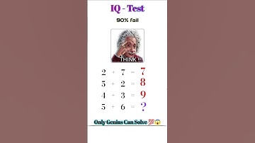 Can you solve this maths puzzles? #maths #iqtest #mathgame #mathpuzzle #braingame #iq #braintest