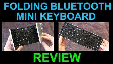 1byone Mini Portable Folding Bluetooth Keyboard for iPad Android Windows Tablet iPhone Smartphone