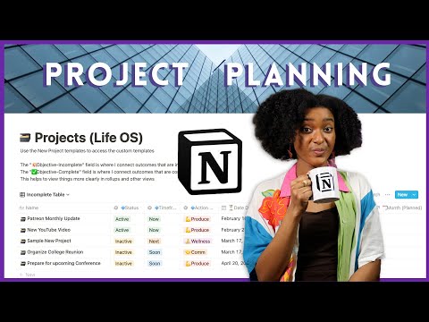 How I Plan my Projects & Tasks in Notion (with template!) | Ahsante Bean