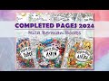 Completed colouring pages 2024 rita berman books  adult colouring