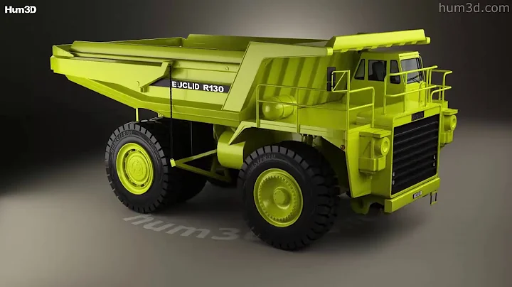 Euclid R130 Dump Truck 1995 3D model by 3DModels.org