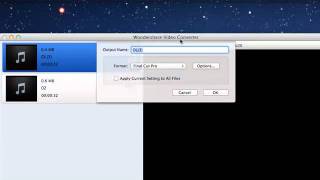 How to Convert MP3 to Final Cut Pro on Mac OS X
