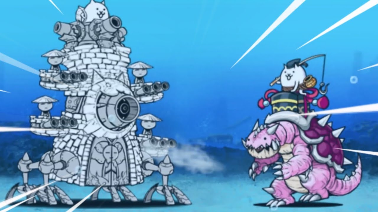 【兩人一起！貓咪大戰爭】地藏要塞神威 1 VS1 地藏的移動城堡究竟能打贏多少隻超級 一發能直接帶走超激稀有？