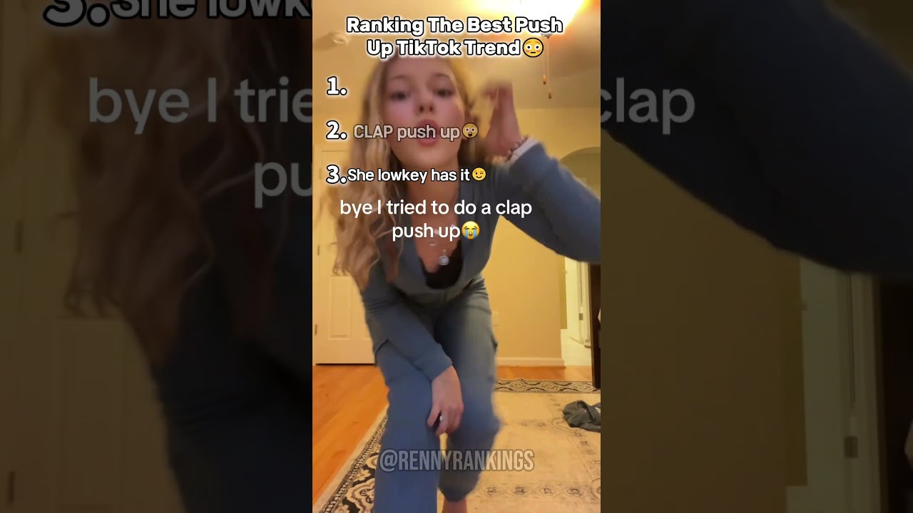 Ranking the Best Tiktok push-up trend 😂 #ranking #tiktok