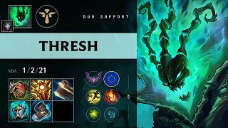 Thresh Support vs Poppy (PXS Erdote) - EUW Master Patch 26.15