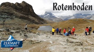 SWITZERLAND: Rotenboden 2815m station (Gornergrat Railway), Zermatt 4K