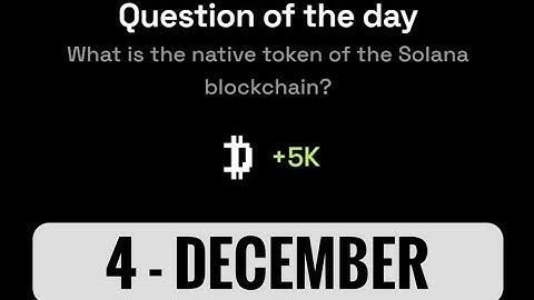 Dropee Question Of The Day Code 4 December 2024 | Today Dropee Question Of The Day | AGP