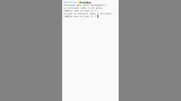 Entretien avec un boulanger #maths #python