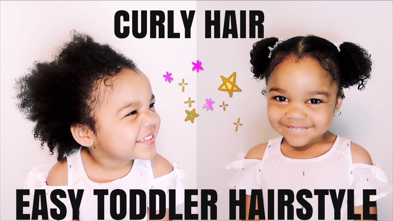 Easy Toddler Hairstyle Curly Hair