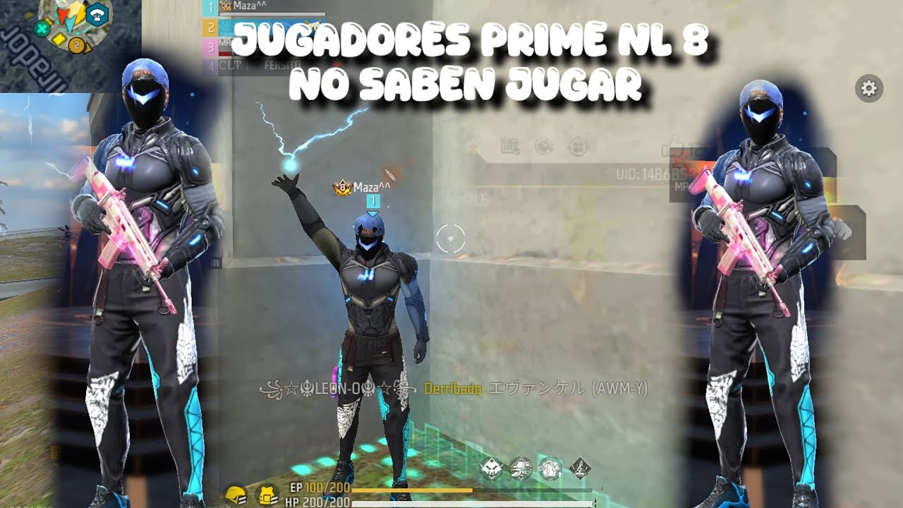 Los jugadores prime 8 no saben jugar  *Free Fire*