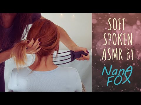 Best ASMR sleep tingles with hypnotic hair brushing and play on Nic | Soft spoken