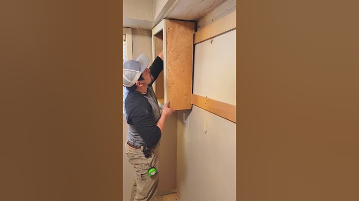 Hanging cabinets on a French cleat. #cabinet #cabinetmaker
