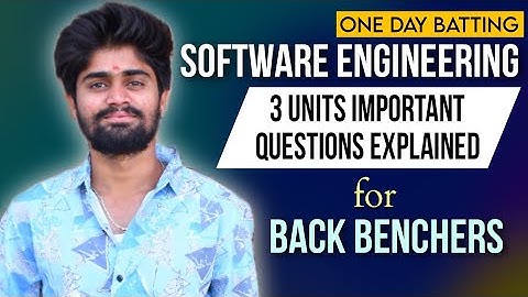 How to PASS Software Engineering in One hour ?? | SE JNTUH R22,R18 | CodingFataka