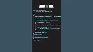 This is how you can work with EF Core Transactions