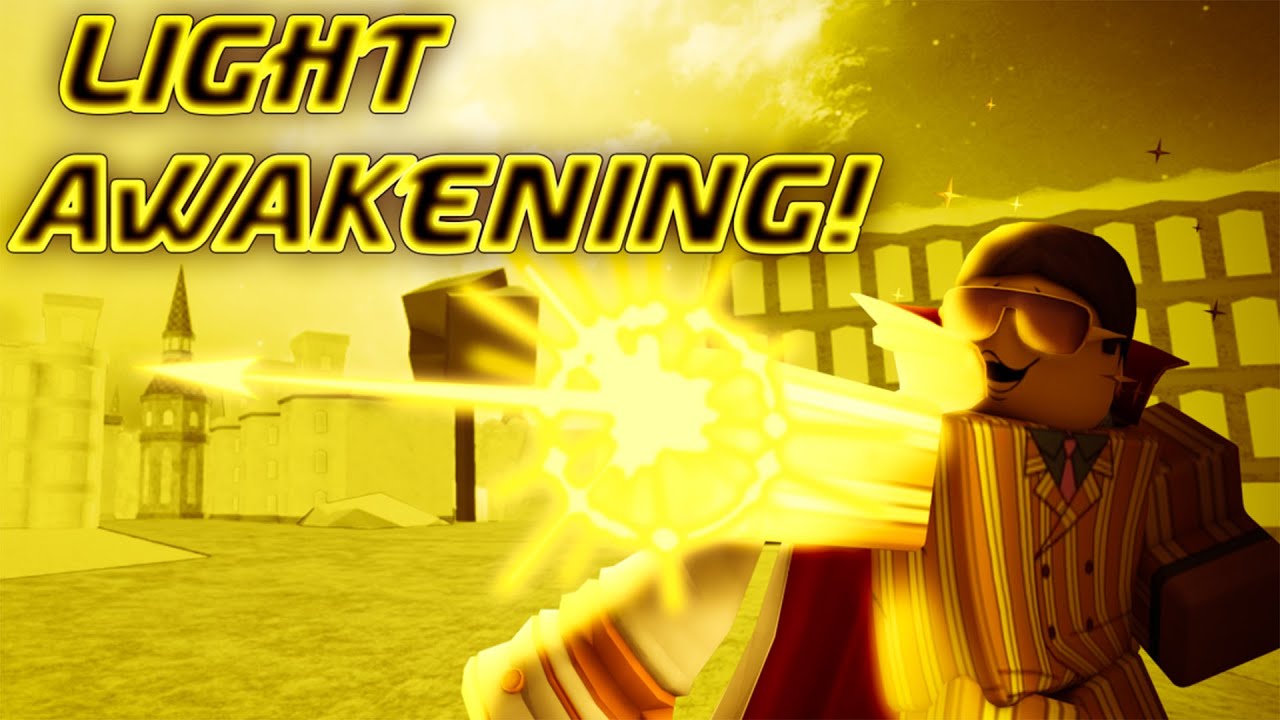 I UNLOCKED AWAKENED LIGHT! *Showcase* Roblox Blox Fruits 