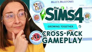 Does Sims 4 Growing Together work well with other packs?