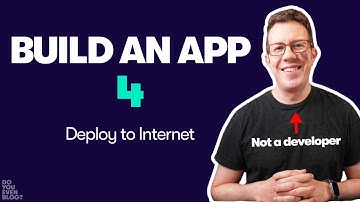 Build an app 4 - Deploying to the Internet (Render)