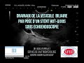 Drainage de la vsicule biliaire sous choendoscopie par la pose dun stent hotaxios