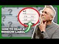 How To Read A Window's NFRC Sticker