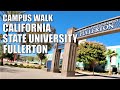 🎓🏈🏟 🎾 4K Campus Walk |  CAL STATE FULLERTON | Pre-Lockdown 2020
