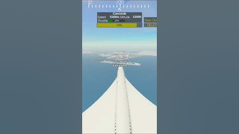 Concorde Flight in 10 Second #shorts #roblox #ptfs #pilottrainingflightsimulator