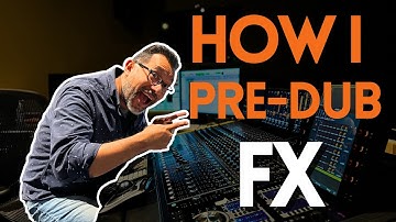 Pre-Dub Sound For TV | Behind The Scenes Mixing Workflow