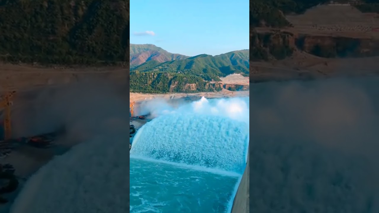 Tarbela Dam Beauty Spillway Opens 