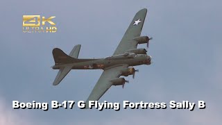 Boeing B-17 G Flying Fortress Sally B from the Preservation Ltd G-BEDF flying Display Sanicole 2025