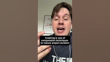 Crashing is one of the important schedule compression techniques #projectmanagement