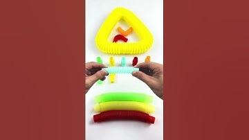 Mini Pop Tube bot Throwing Robot Satisfying#asmrsound #satisfyingvideo #relaxing #shorts #diy #robot