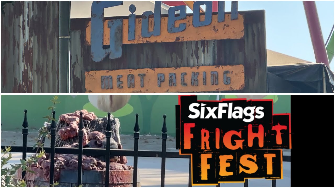 Six Flags Magic Mountain August Update: Fright Fest 2025 being set up ...