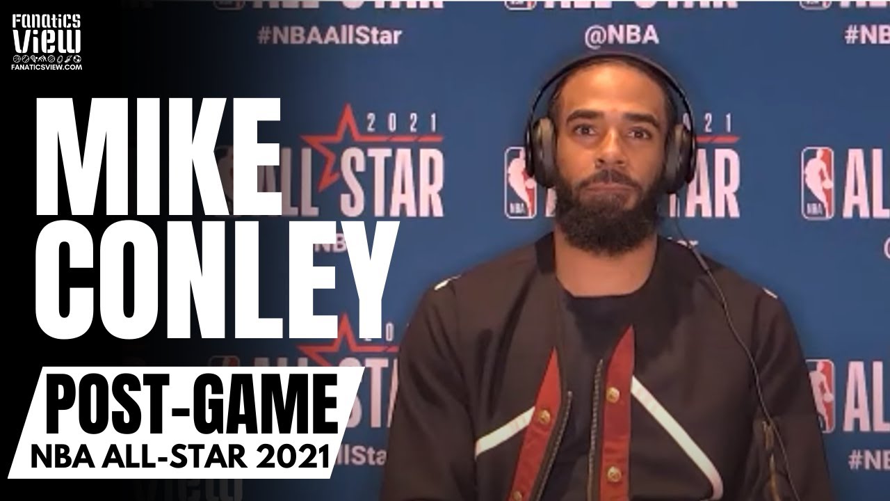 Mike Conley Reacts to 3-Point Contest Battle vs. Steph Curry & First NBA All-Star Experience at 33