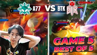 Can A77 Reverse Sweep Or Will Btk Regain Their Composure?? Btk Vs A77 Game 5 B05